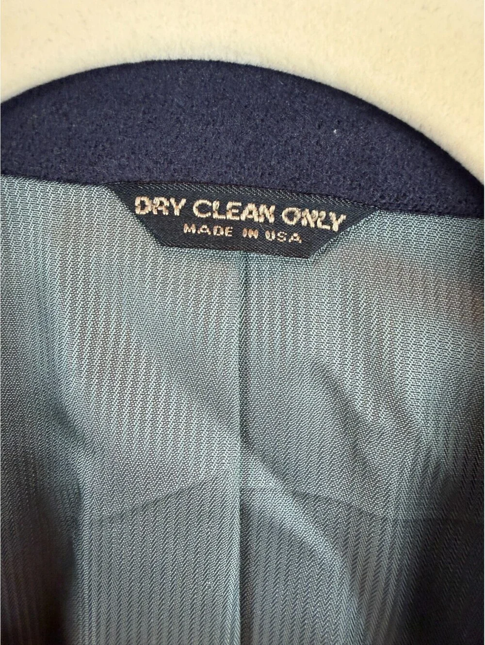 ROUNDTREE & YORKE blue gray undertone 100% camel hair mens jacket blazer 42R